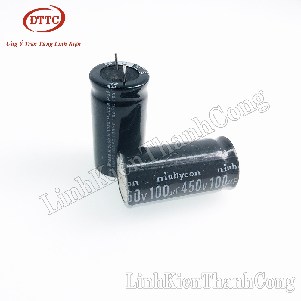 Tụ 100uF 450V cũ (18x35mm)