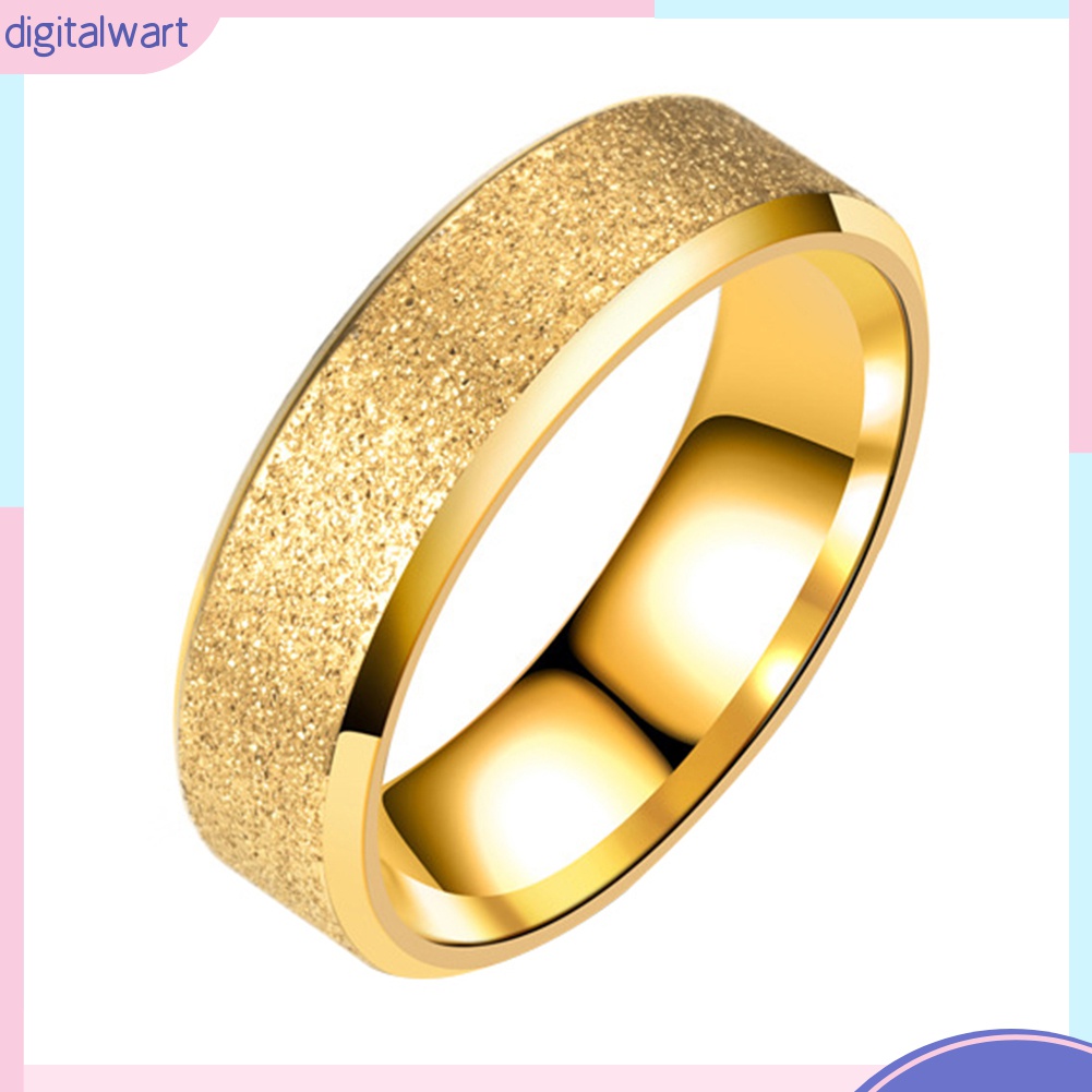 {digitalwart} Nhẫn Cặp Đôi Mặt Nhám Thời Trang Dự Tiệc Dành Cho Nam Và Nữ