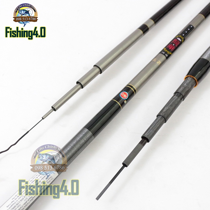 Cần Câu Tay GW LongHua 5H Ngọn Đặc - Đủ size