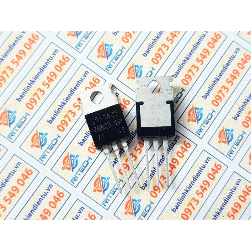 [Combo 2 chiếc] IRF1405 1405 Mosfet Kênh-N 55V/169A TO-220