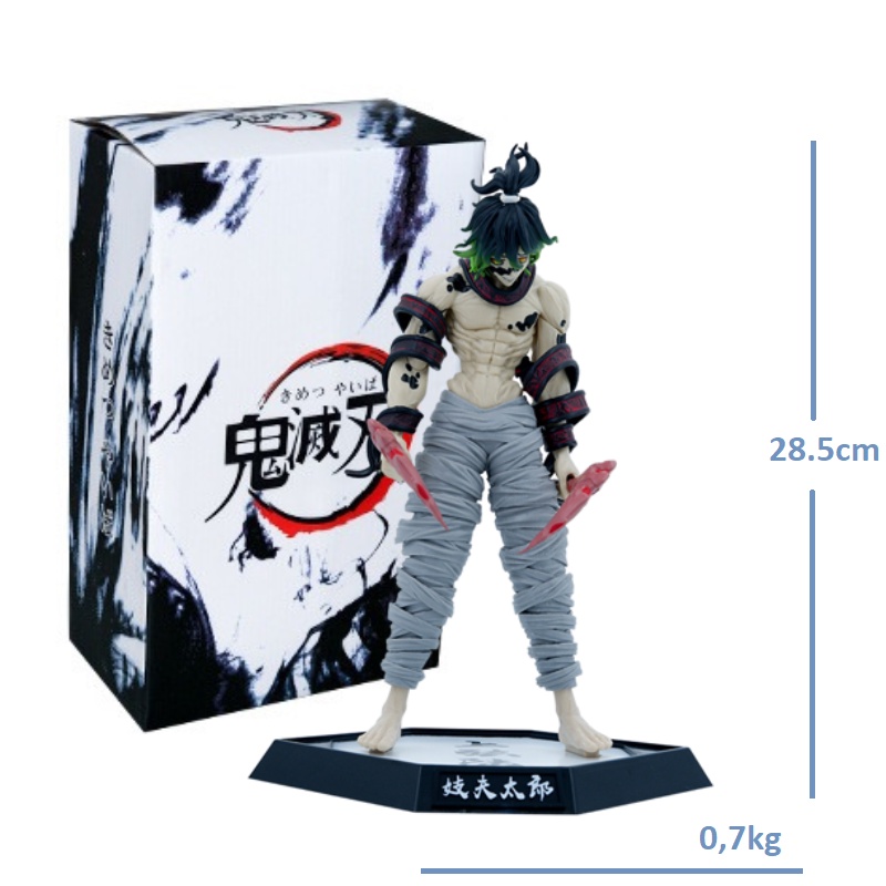 Mô hình Kimetsu No Yaiba thanh gươm diệt quỷ, mô hình Thượng Huyền Quỷ, figure anime Thượng nhị Douma,Thượng lục,Cụ nhất