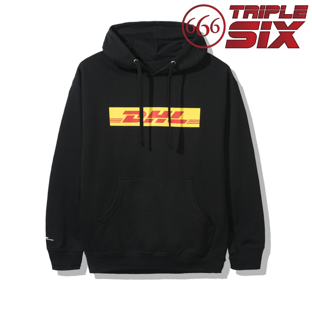 Áo Khoác Hoodie Chui Đầu In Chữ Anti Social Social Club X Dhl