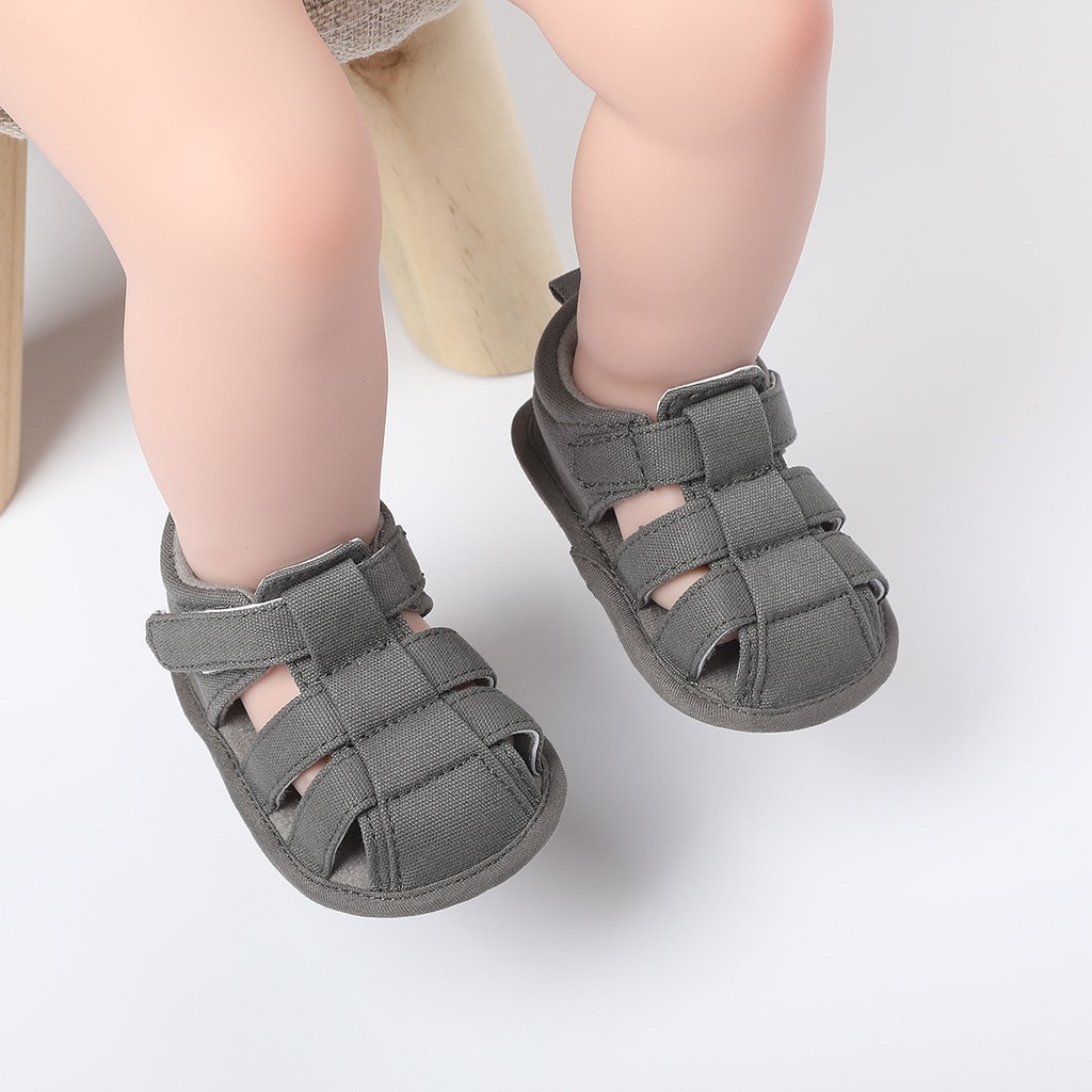 Giày Sandal Tập Đi Đế Mềm Chống Trượt Cho Bé Trai