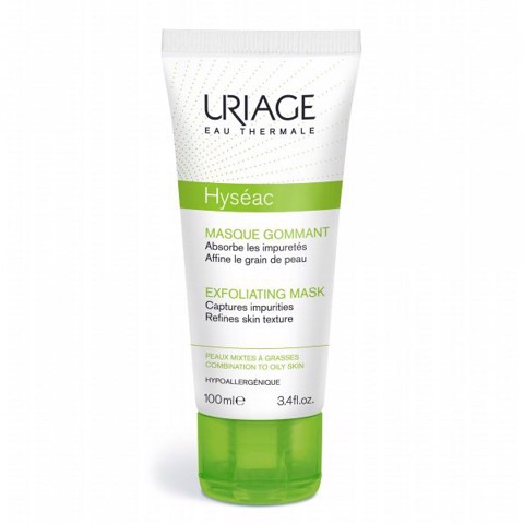 URIAGE Hyséac Exfoliating Mask: Mặt Nạ Tẩy Da Chết cho Da Dầu, Mụn (100ml)