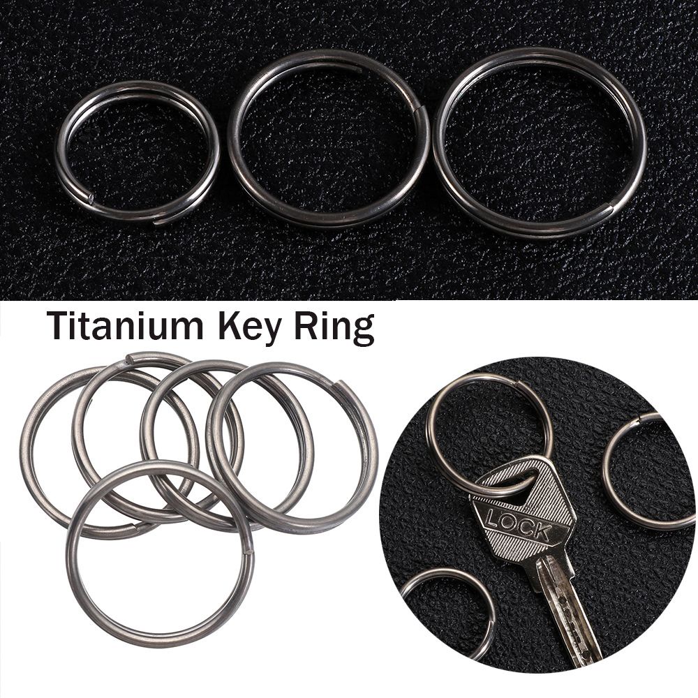 Set 5 móc khóa hợp kim titan siêu nhẹ chất lượng cao sáng tạo cho nam