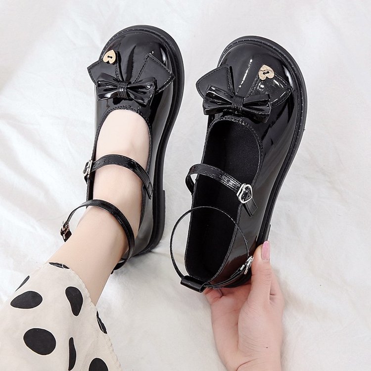 Giày Búp Bê Đính Nơ Xinh Xắn Dành Cho Nữ