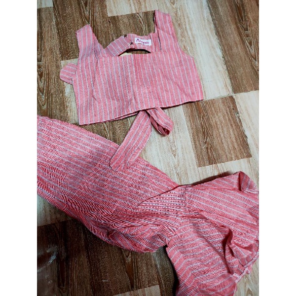 Bộ quần dài cho bé gái size nhí