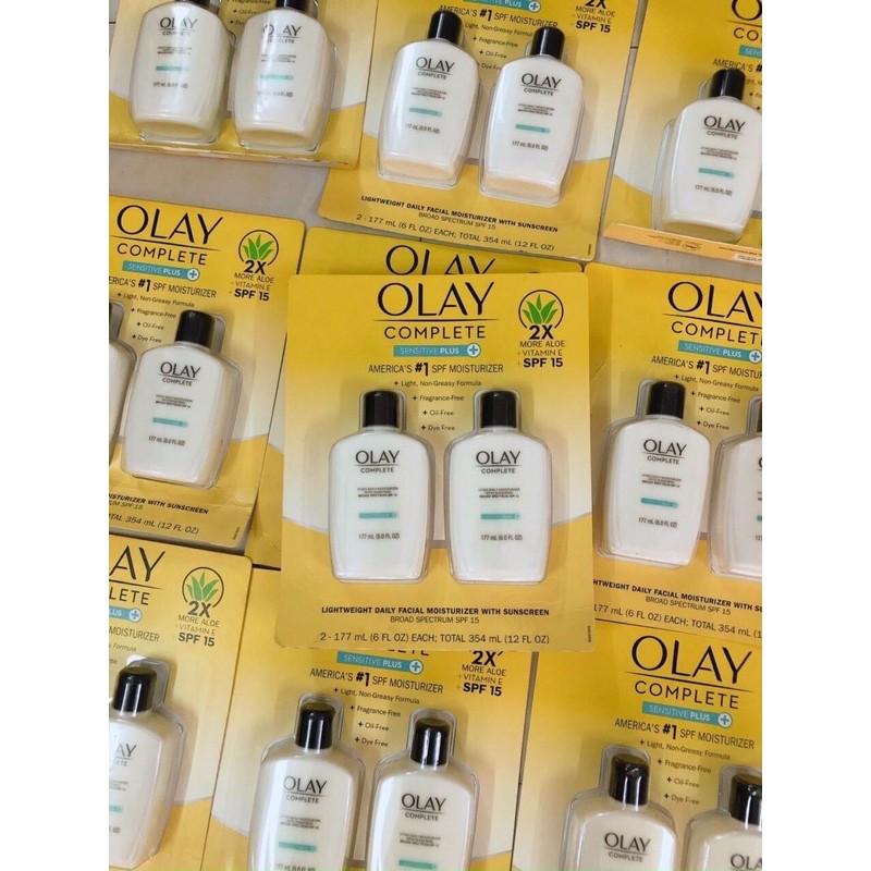 [Giá Sốc] Kem Dưỡng Ẩm Chống nắng Olay Complete Sensitive Plus SPF15 -177ml