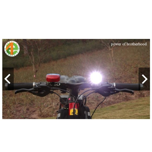 đèn pha xe đạp hợp kim nhôm T6 XPE-R2 1800 lumen