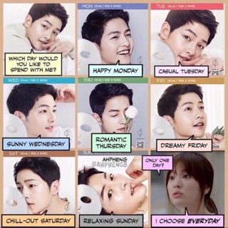 Mặt Nạ Chăm Sóc Da 7 Days Mask Song Joong Ki