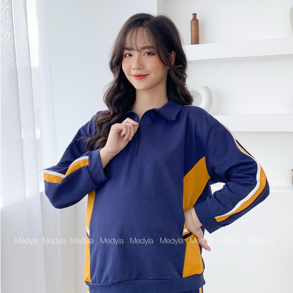MEDYLA - Đồ bầu thu đông Hoodie nỉ da cá dày dặn - DBH005 | BigBuy360 - bigbuy360.vn