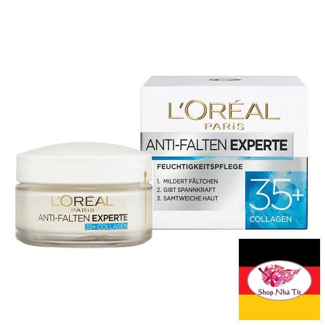 Kem Dưỡng Da Loreal Giảm Mờ Nếp Nhăn Tuổi 35+, 50ml (hàng nội địa Đức)
