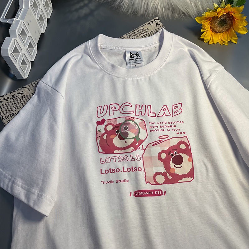 Áo Thun cotton Ngắn Tay Màu Trơn Phong Cách Hàn Quốc Cho Nữ