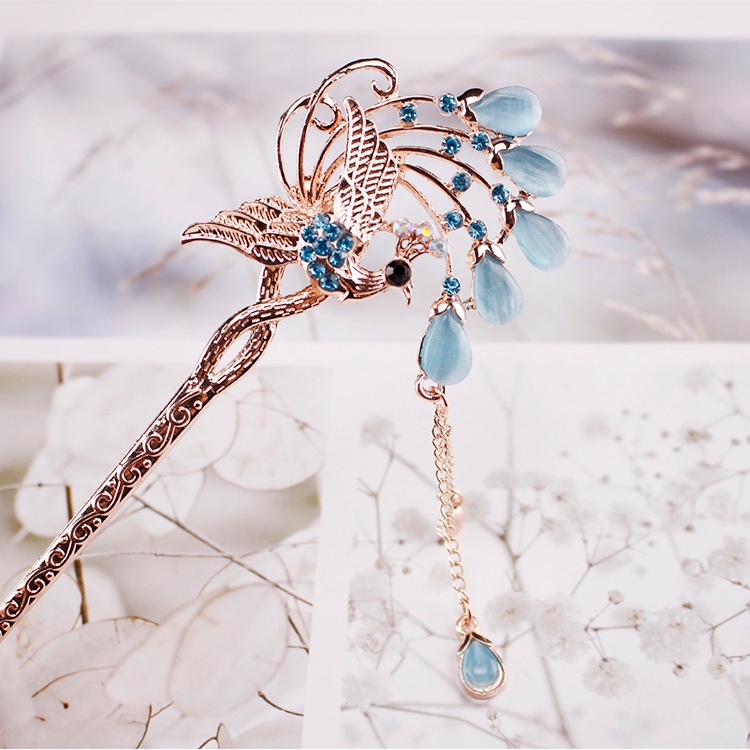 Trâm Cài Tóc Phong Cách Retro Thời Trang