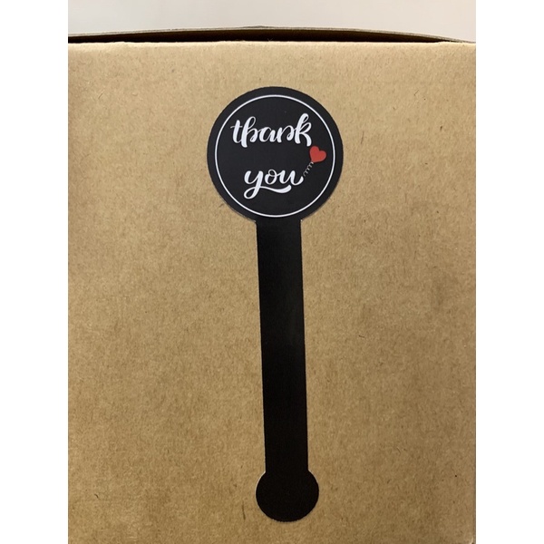 100 TEM NIÊM PHONG ĐEN 10 x 3 cm