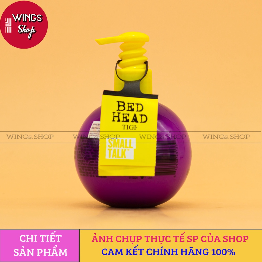 Gel Giữ Nếp Tóc Uốn 3 In 1 Tigi Bed Head Small Talk 240ml