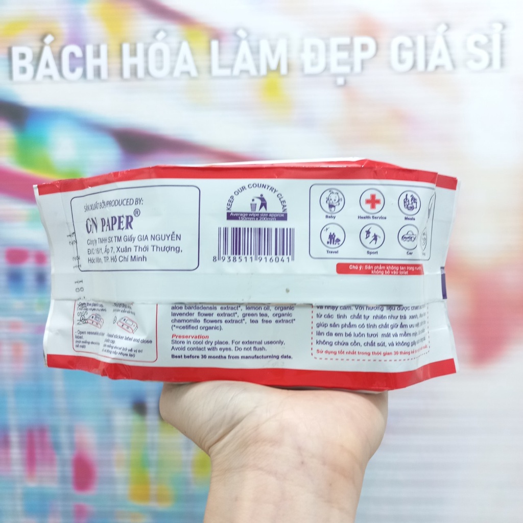 Khăn giấy ướt Baby Wipes Skin Care Baby 80g