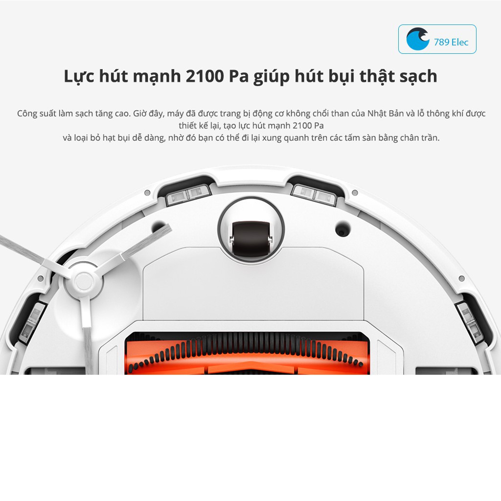 Robot Hút Bụi Thông Minh Xiaomi Mijia Vacuum Mop PRO