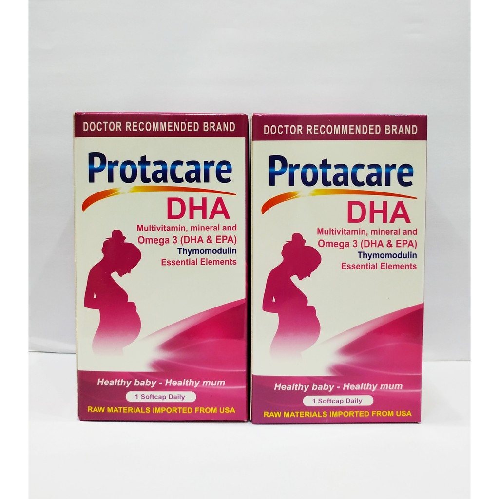 SẮT TỔNG HỢP PROTACARE DHA - NGÀY DÙNG 1 VIÊN - BỔ SUNG VIATAMIN DHA VÀ CÁC KHOÁNG CHẤT - GIẢM ỐM NGHÉN - LỌ 30 VIÊN