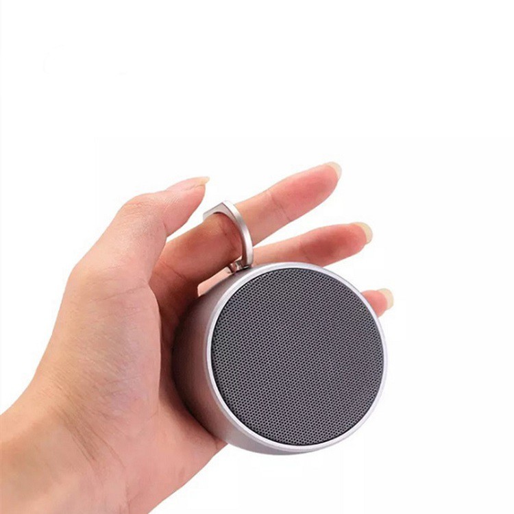 Loa Bluetooth Mini Bs02, Loa Vỏ Kim Loại, Bass Hay Có Móc Treo Tiện Lợi Thẻ Nhớ Cổng 3.5