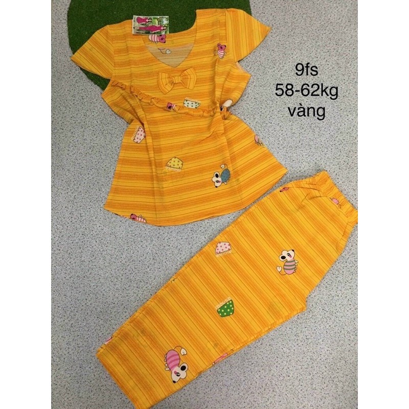 bộ 9 tấc lụa cánh tiên - đồ bộ mặc nhà dễ thương giá rẻ đẹp
