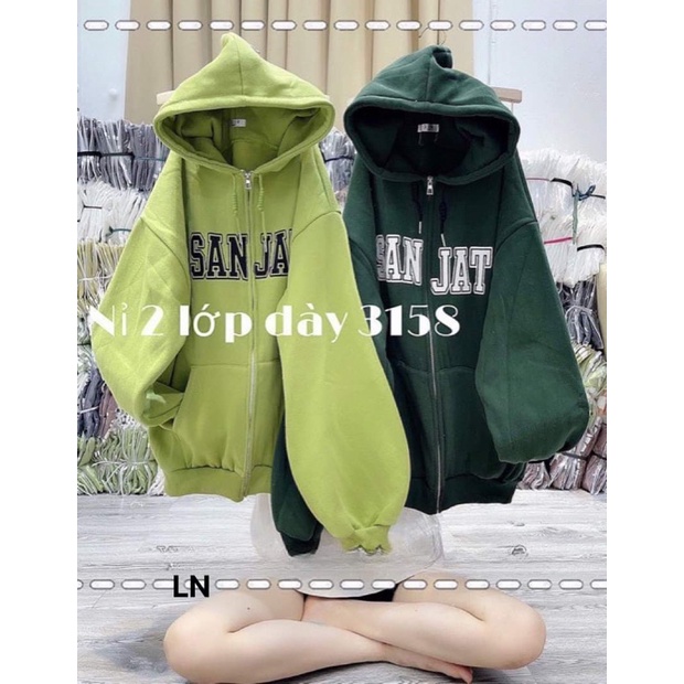 Áo khoác nỉ SAN JAT DA6
