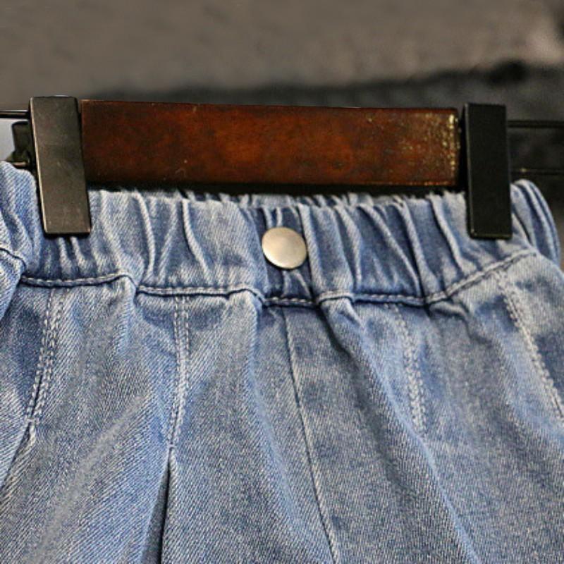 Quần jeans ống rộng dành cho bé gái 3-8 tuổi