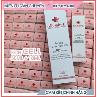 SET 2 TUÝP KEM CHỐNG NẮNG CELL FUSION C HỒNG 50ml tặng 10ml