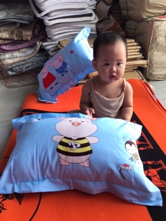 Gối trẻ em 100% cotton