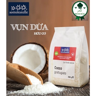 Vụn dừa hữu cơ 250g Sottolestelle