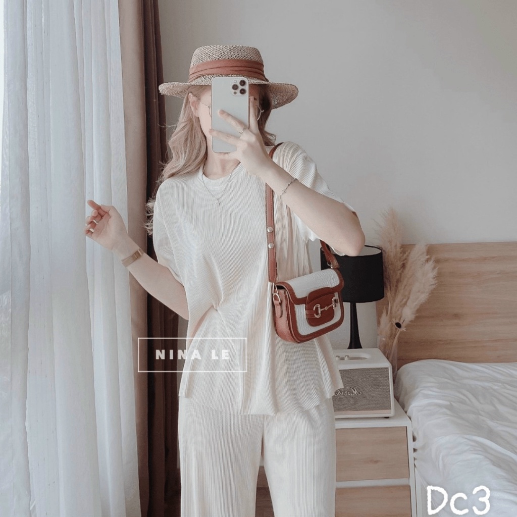 MẪU HOT SÉT BỘ NỮ THUN GÂN KIỂU FORM SUÔNG DỄ MẶC CHE KHUYẾT ĐIỂM CHO CÁC NÀNG