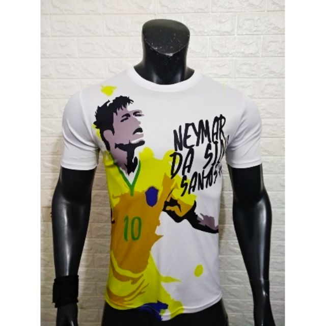 Áo Fan club, áo thể thao in 3D hình cầu thủ bóng đá - Neymar JR