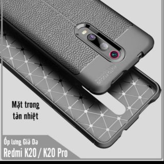 Ốp lưng dẻo vân da Auto Focus cho xiaomi redmi K20/k20 pro