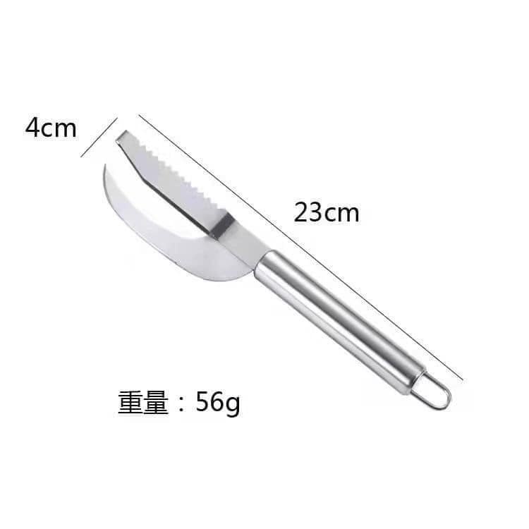 Dao Mổ Cá - Đánh Vẩy 2 Trong 1 Đa Năng Chất Liệu Thép Không Gỉ Tiện Ích Có Móc Treo
