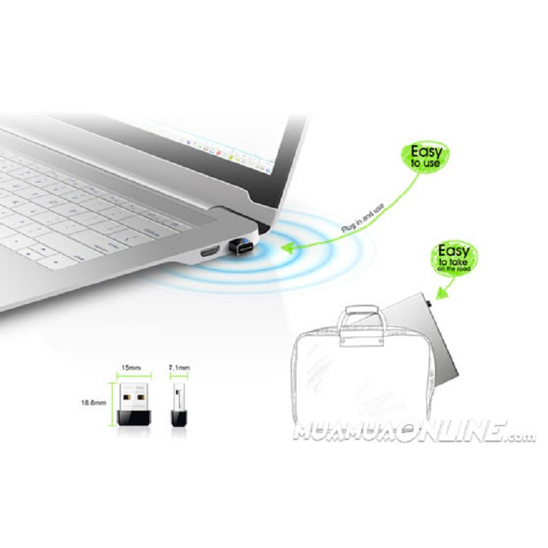 Usb Thu Wifi Tp-Link Wn-725N Nano Bắt Sóng Cực Mạnh