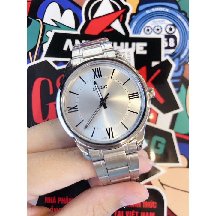 Đồng hồ nam dây kim loại Casio Anh Khuê MTP-V005D-7B5UDF