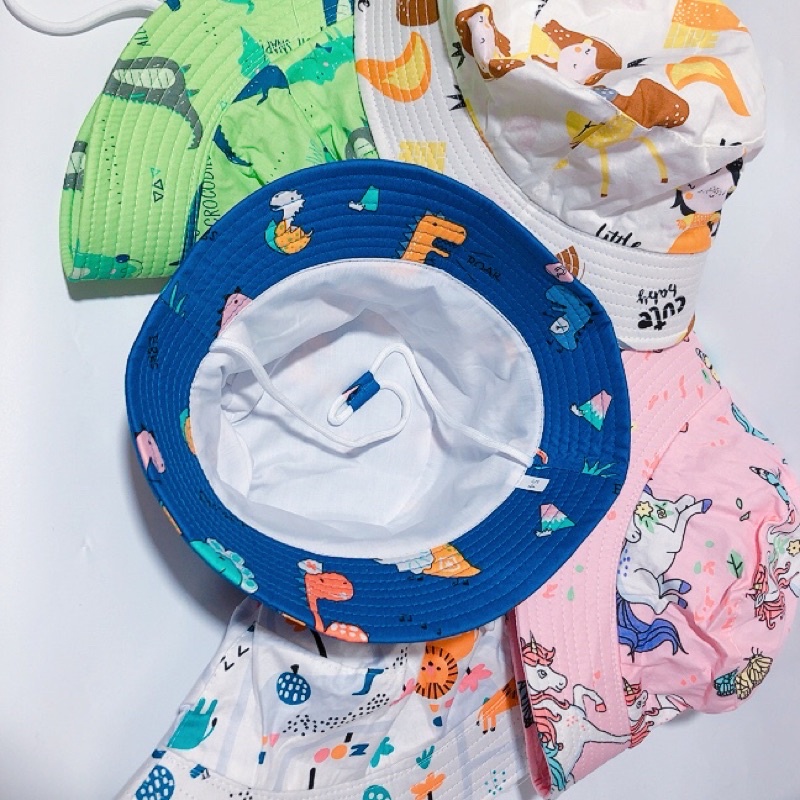 Mũ vành cho bé, mũ bucket trẻ em size 50,52,54
