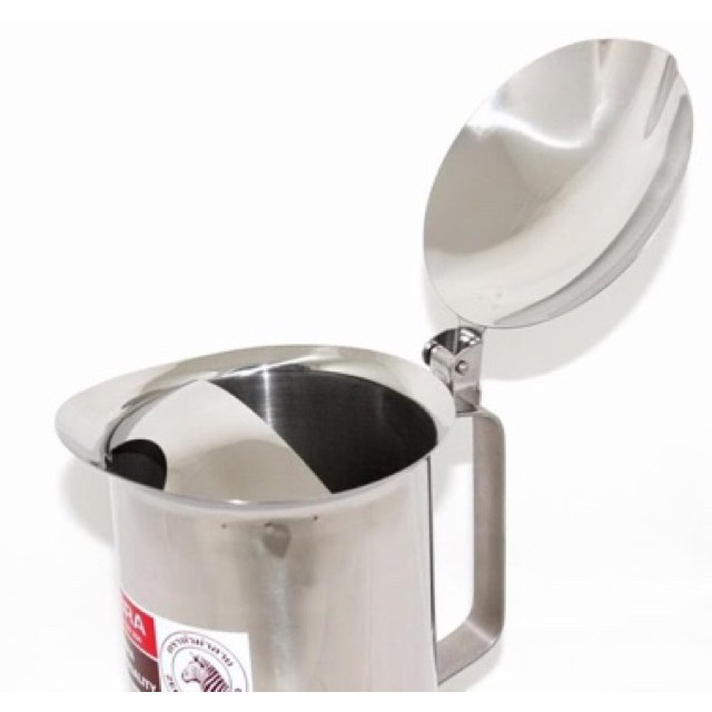 Ca đựng nước inox 304 cao cấp Zebra có nắp 1.9L 115012 - 11cm