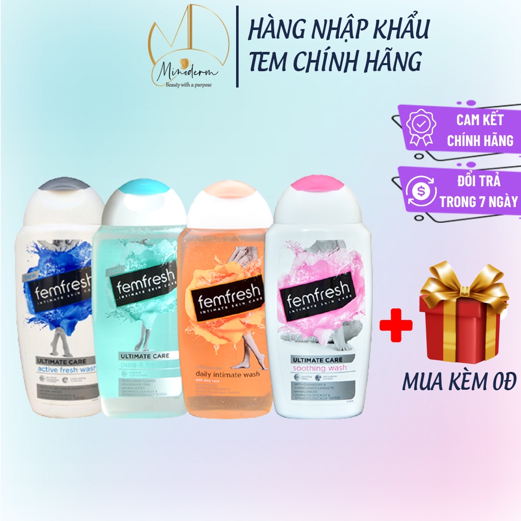 Dung dịch vệ sinh phụ nữ Femfresh Daily Intimate Wash 250ml