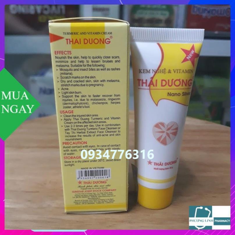 [HÀNG CHÍNH HÃNG]Kem nghệ Thái Dương Nano Bạc- đẹp da,sạch mụn,ngừa thâm