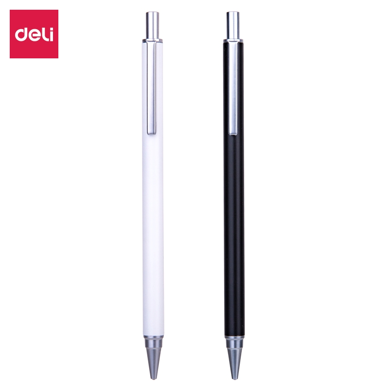 Bút chì bấm Deli S711 bằng kim loại dùng cho trường/văn phòng ngòi 0.5mm