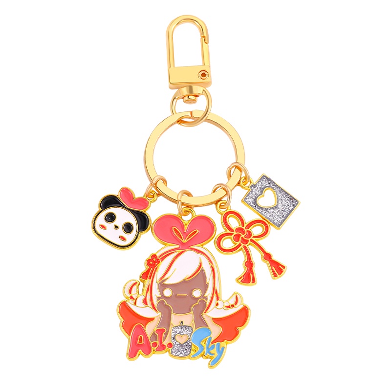 Móc Khóa Hình Máy Chơi Game Có Đèn Và Dây Treo 2 Kiểu Dáng Dễ Thương Sáng Tạo Phong Cách Trung Quốc Cho Bạn Bè