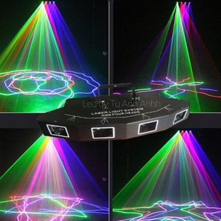 Laser quét 7 màu 4 cửa