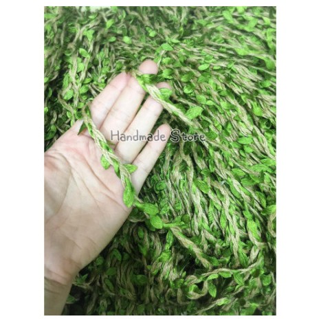 Cuộn dây thừng, dây bố lá xanh