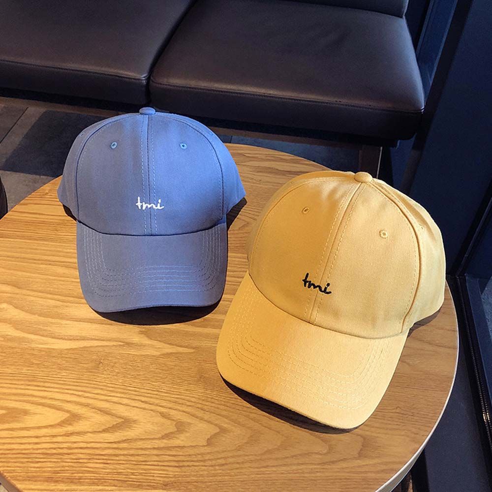 MKEB Mũ lưỡi trai thêu chữ đơn giản phong cách hip hop thời trang Hàn Quốc cho nam nữ