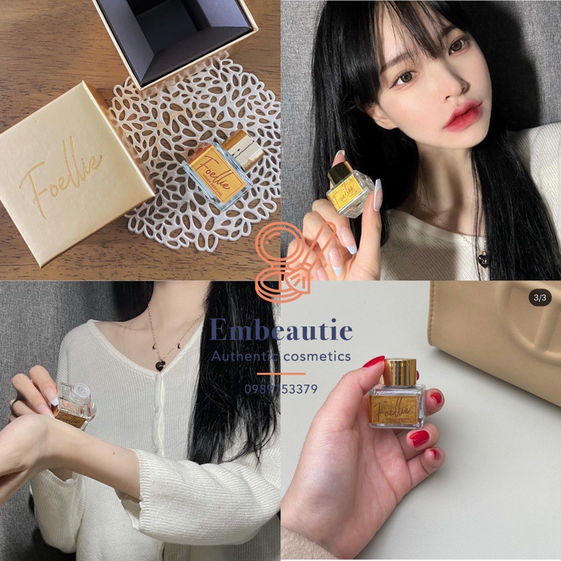 Nước Hoa Vùng Kín Foellie Màu Vàng #Gold Mùi Mới ra cho Valentine năm nay