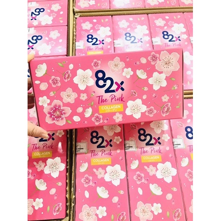 Nước uống làm đẹp da 82X The Pink Collagen hỘP 10 Chai