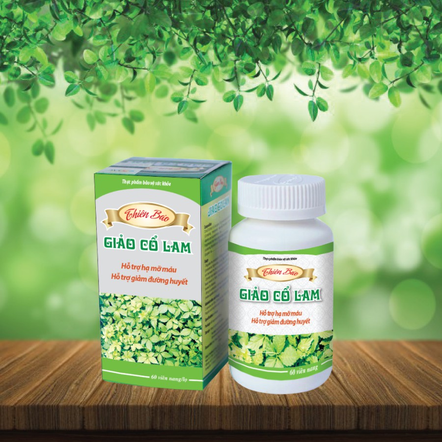 Giảo Cổ Lam Thiên Bảo♻️Hỗ Trợ Hạ Mỡ Máu Giảm Đường Huyết♻️- Hộp 60 viên