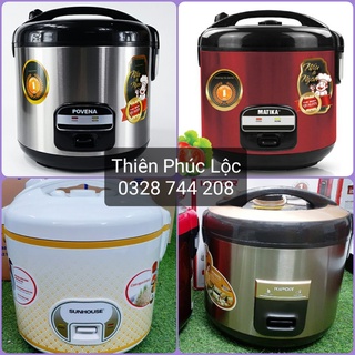Nồi cơm điện cỡ lớn, Kipor - KP-N532 (3.2L), Sunhouse SH830 (2.8L), Povena PVN-3210, Matika MTK-RC3211