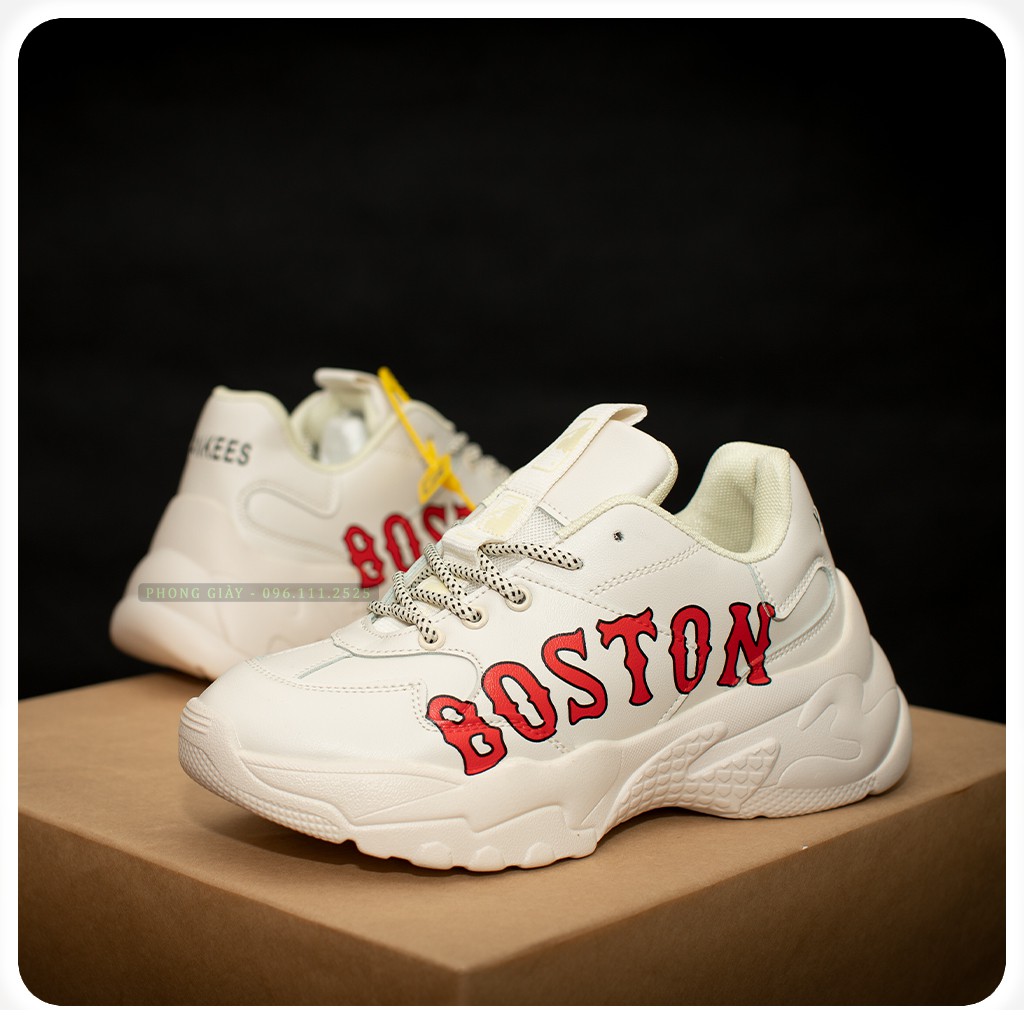 GIÀY SNEAKER NAM NỮ MLB CHỮ ĐỎ BOSTON